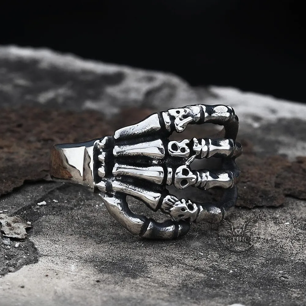 Claw Stainless Steel Skull Ring sold by GTHIC product image thumbnail 3