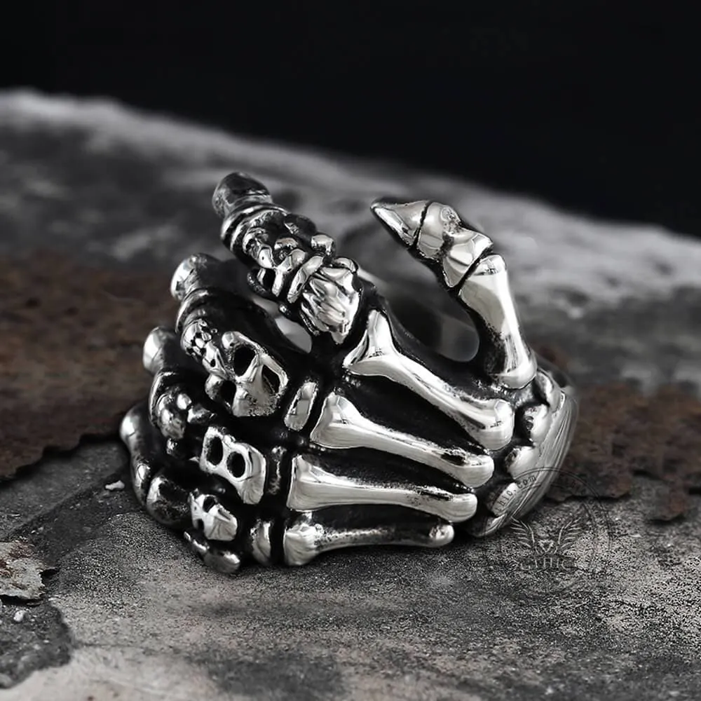 Claw Stainless Steel Skull Ring sold by GTHIC product image thumbnail 2