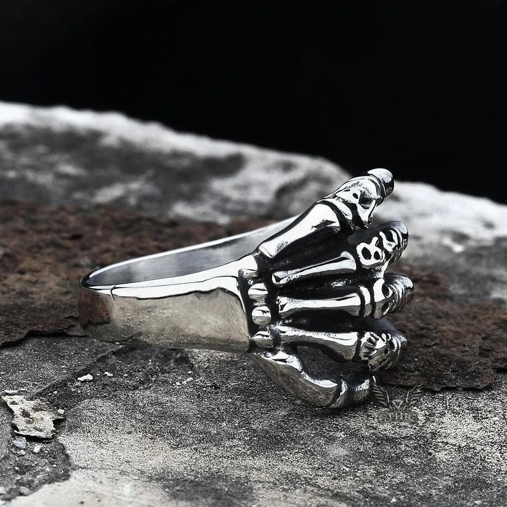 Claw Stainless Steel Skull Ring sold by GTHIC product image thumbnail 4