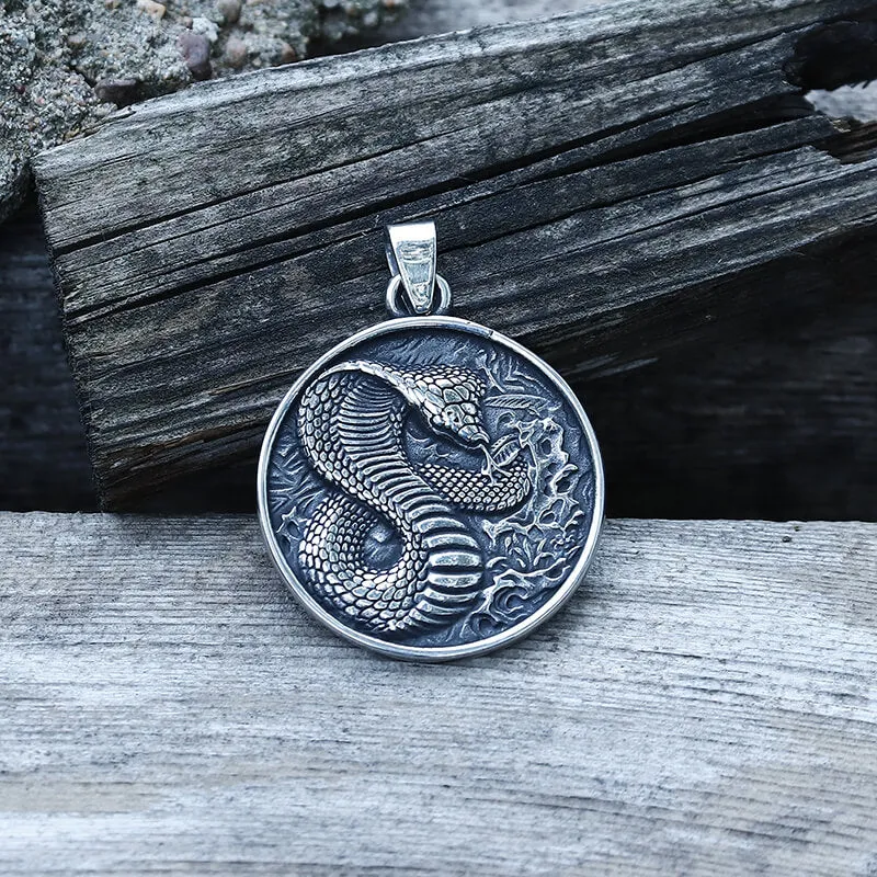 Cobra Stainless Steel Snake Pendant sold by GTHIC product image thumbnail 4