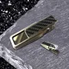 Simple Solid Color Plaid Alloy Money Clip sold by GTHIC