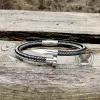 Curved Nail Simple Stainless Steel Bracelet sold by GTHIC