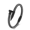 Curved Nail Simple Stainless Steel Bracelet sold by GTHIC