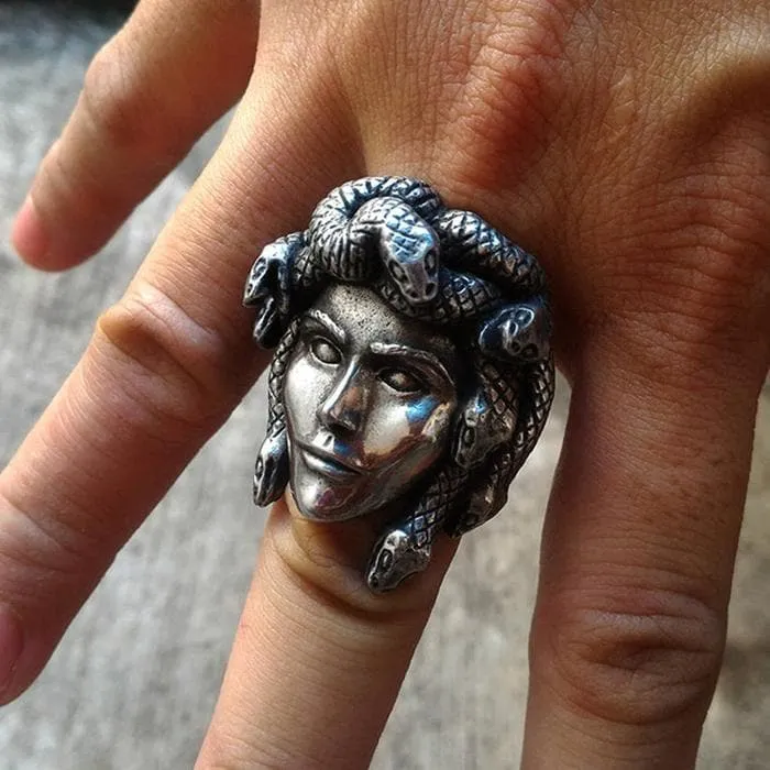 Greek Mythology Gorgon Monster Medusa Beast Ring sold by GTHIC