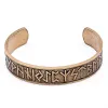 Nordic Rune Stainless Steel Viking Cuff Bracelet sold by GTHIC