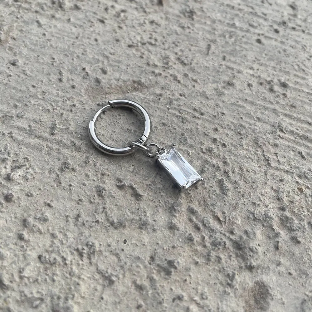 Zircon Cross Stainless Steel Drop Earrings sold by GTHIC product image thumbnail 5