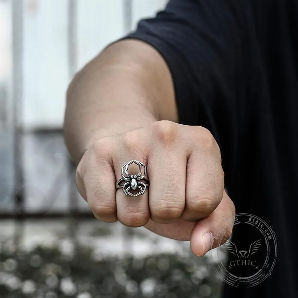 Spider Stainless Steel Biker Ring sold by GTHIC product image thumbnail 2