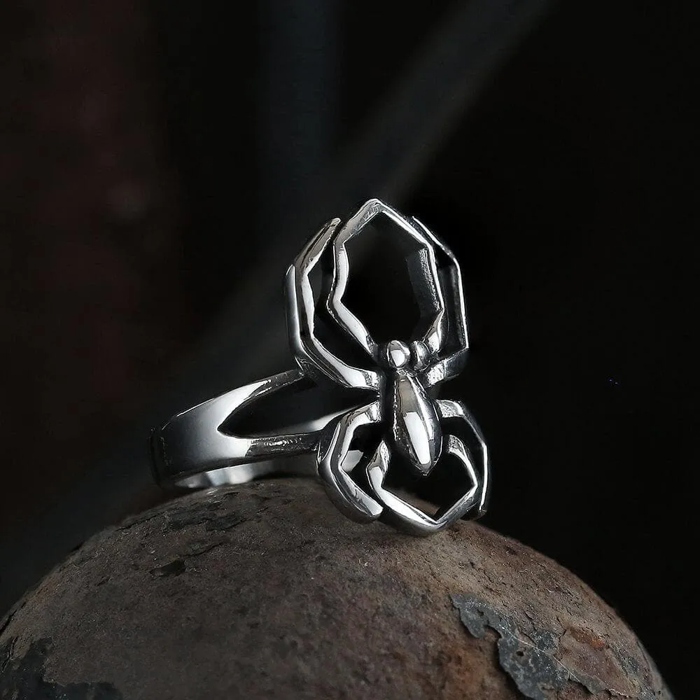 Spider Stainless Steel Biker Ring sold by GTHIC