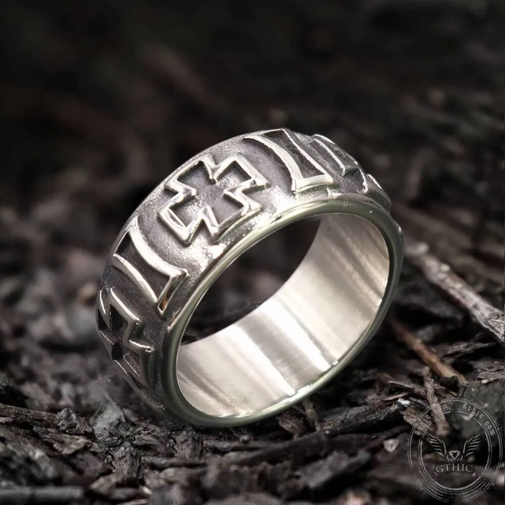 Iron Cross Stainless Steel Ring sold by GTHIC