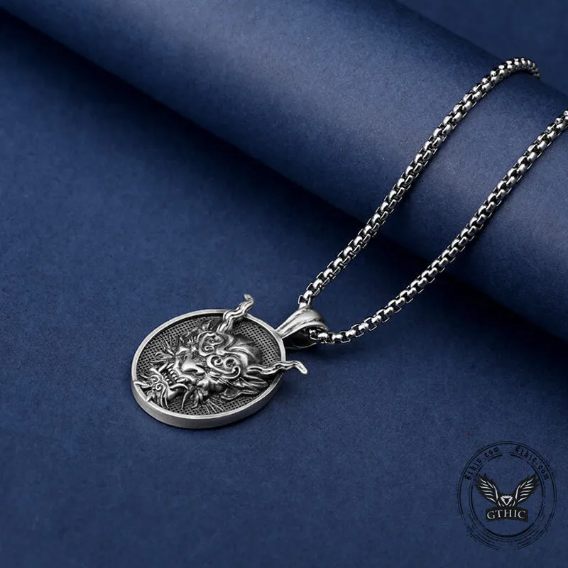 Japanese Oni Pure Tin Pendant sold by GTHIC product image thumbnail 3