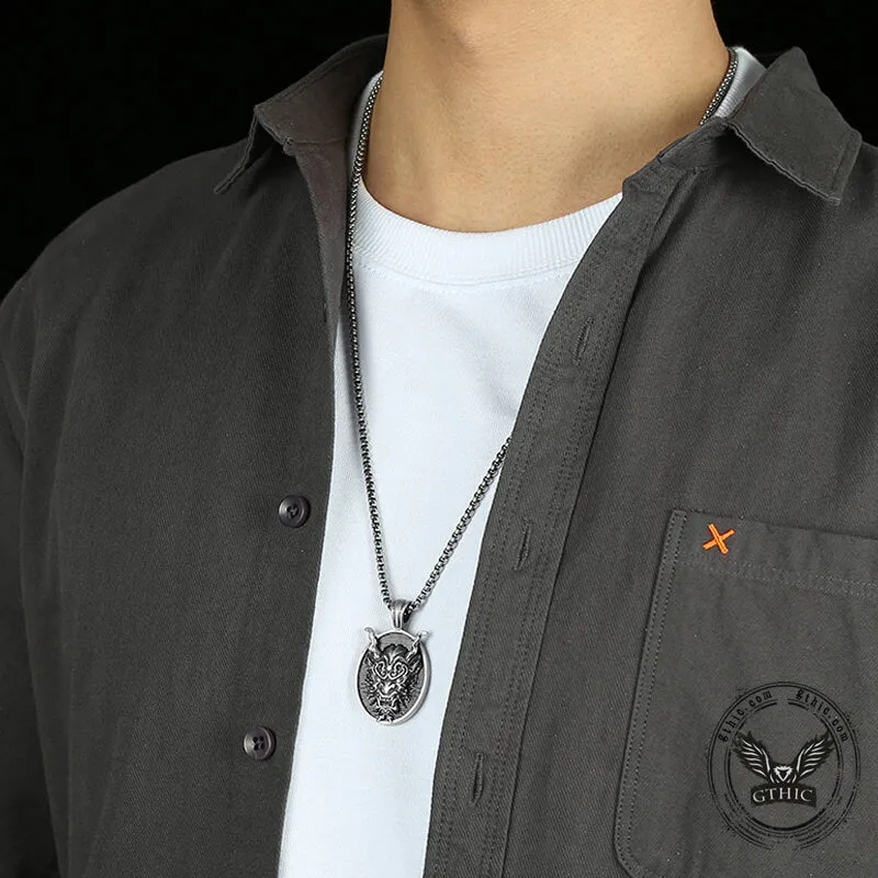 Japanese Oni Pure Tin Pendant sold by GTHIC product image thumbnail 4