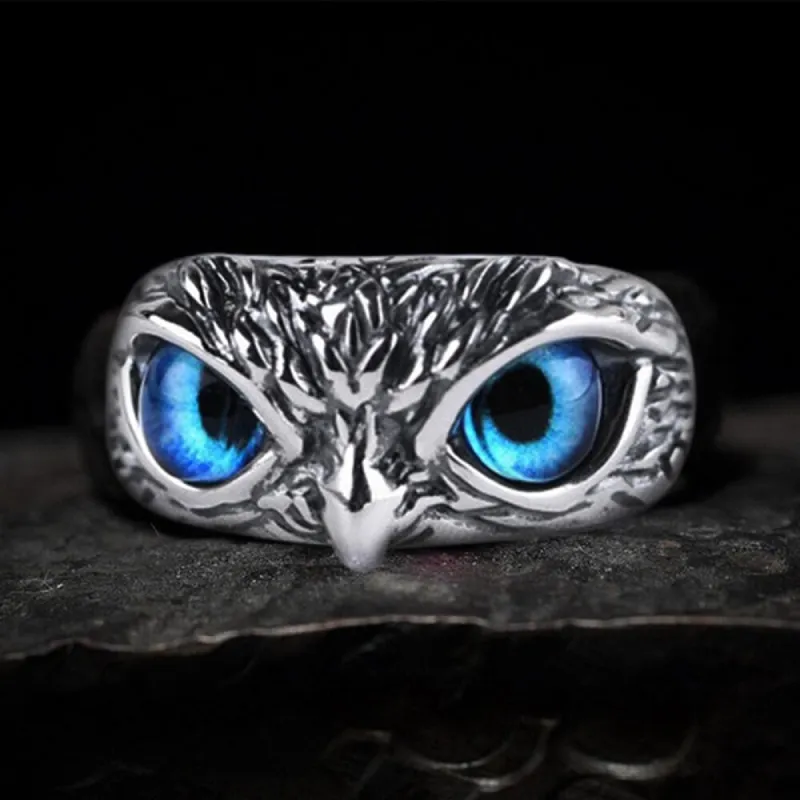 Vintage Owl Sterling Silver Animal Ring sold by GTHIC