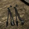 Black Awl Stainless Steel Punk Stud Earrings sold by GTHIC