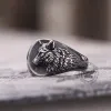 Norse Wolf Stainless Steel Animal Ring sold by GTHIC