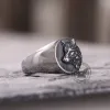 Norse Wolf Stainless Steel Animal Ring sold by GTHIC