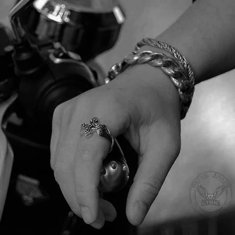 Christian Cross Sterling Silver Ring sold by GTHIC product image thumbnail 5