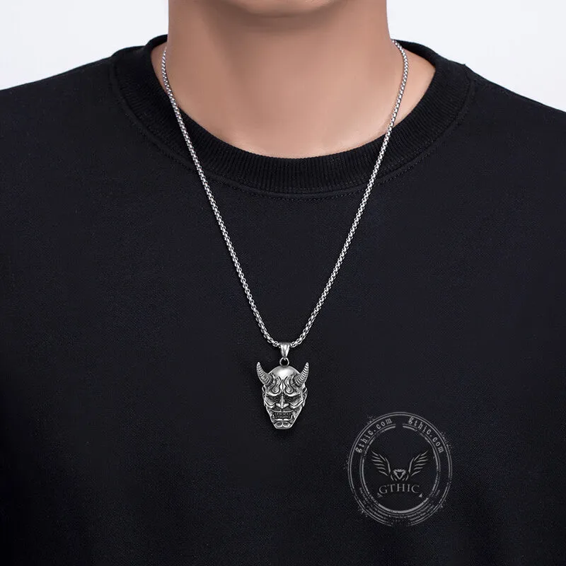 Domineer Hannya Oni Mask Stainless Steel Pendant sold by GTHIC product image thumbnail 4