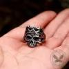 Skeleton King Crown Stainless Steel Skull Ring sold by GTHIC