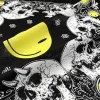 Smiley Horned Skull Cotton Square Scarf sold by GTHIC