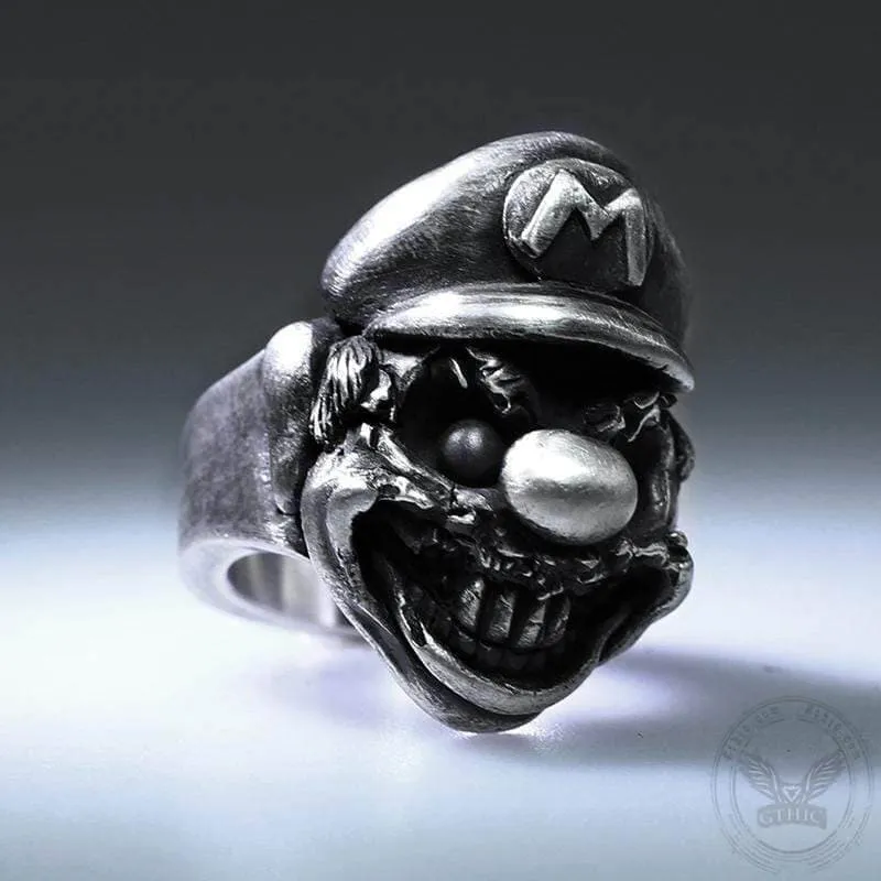 Plumbers Sterling Silver Skull Ring sold by GTHIC product image thumbnail 3