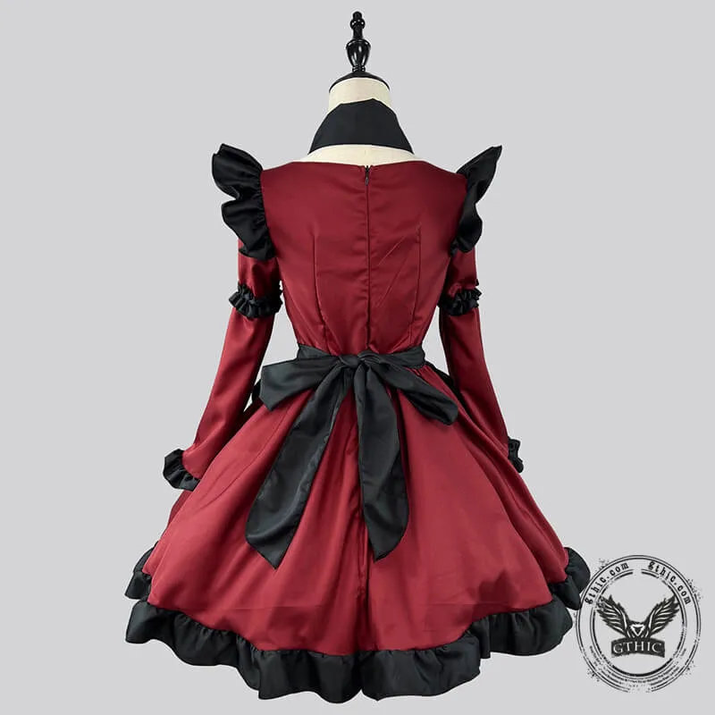 Gothic Red Demon Anime Lolita Dress sold by GTHIC product image thumbnail 2
