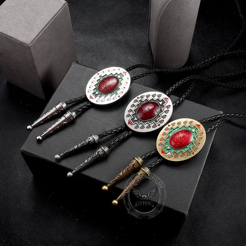 Vintage Western Totem Bolo Tie sold by GTHIC product image thumbnail 2