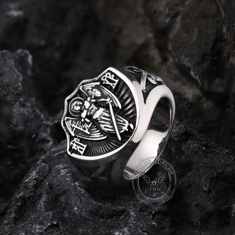 Archangel Guardian Stainless Steel Ring sold by GTHIC product image thumbnail 4