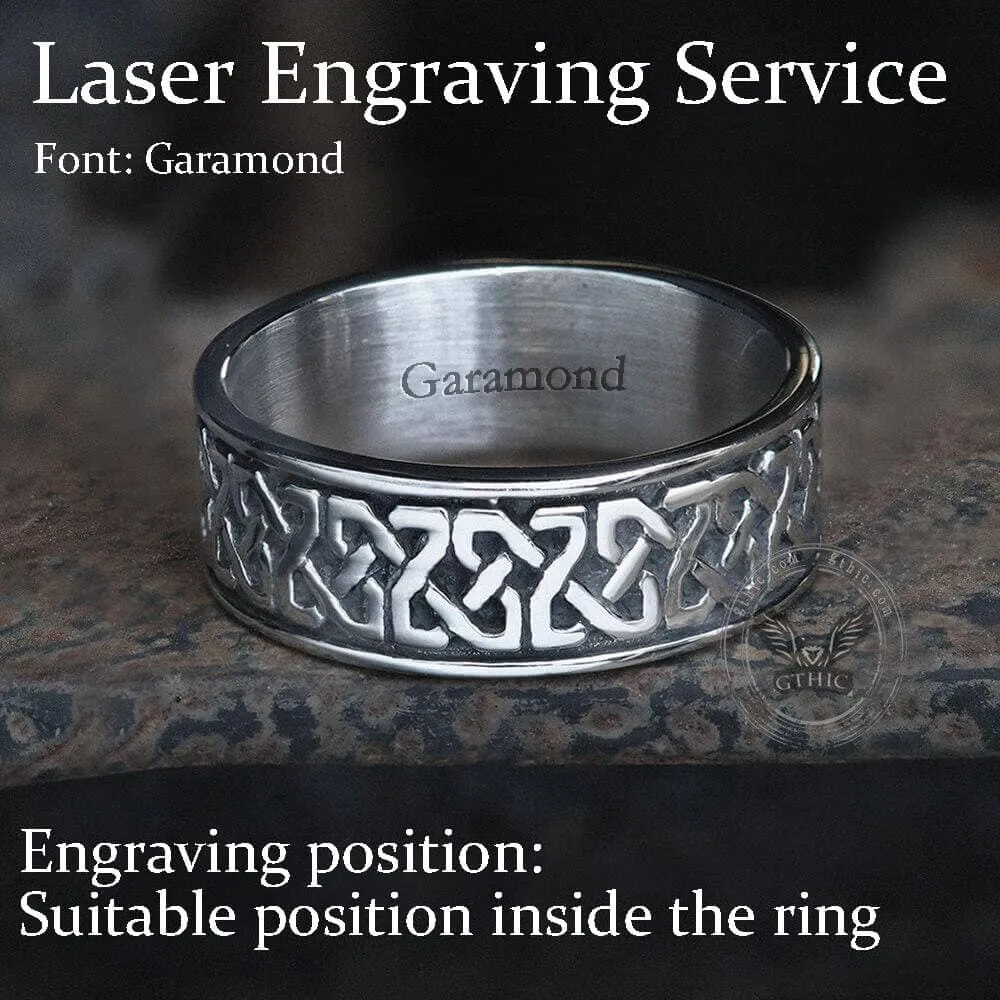 Classic Pattern Stainless Steel Ring sold by GTHIC product image thumbnail 5