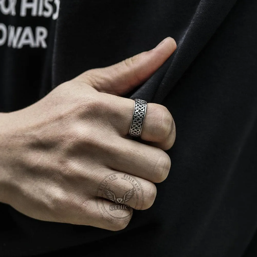 Classic Pattern Stainless Steel Ring sold by GTHIC product image thumbnail 2
