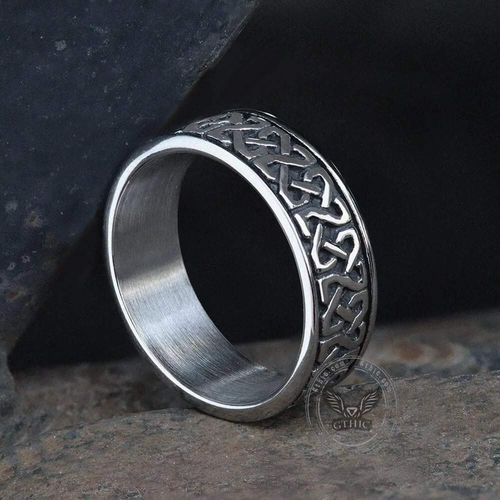 Classic Pattern Stainless Steel Ring sold by GTHIC product image thumbnail 3