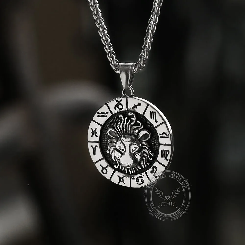 Leo Stainless Steel Pendant sold by GTHIC product image thumbnail 4