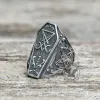 Lucifer Symbol Baphomet Stainless Steel Satan Ring sold by GTHIC