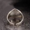 Soul Awakening Skull Sterling Silver Inlaid Brass Open Ring sold by GTHIC