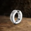 Polished Two-tone Stainless Steel Ear Cuffs sold by GTHIC