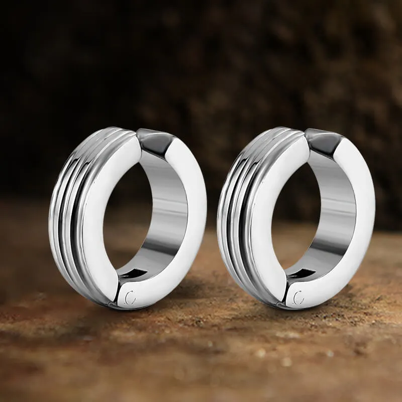 Polished Two-tone Stainless Steel Ear Cuffs sold by GTHIC
