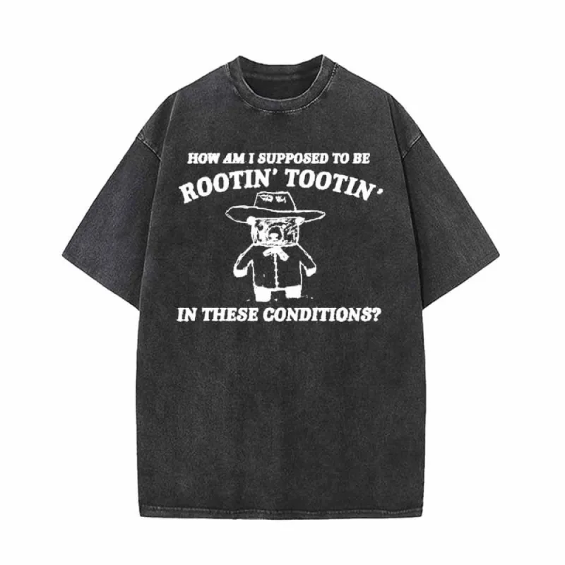 How Am I Supposed To Be Vintage Washed T-shirt sold by GTHIC