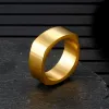 Simple Square Stainless Steel Ring sold by GTHIC