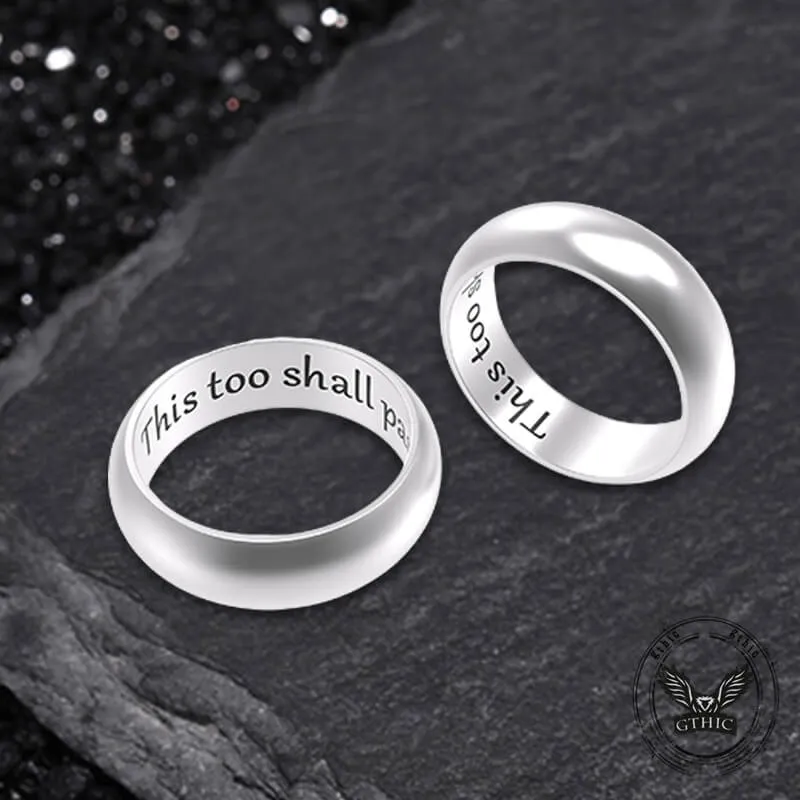 This Too Shall Pass Sterling Silver Ring sold by GTHIC product image thumbnail 2