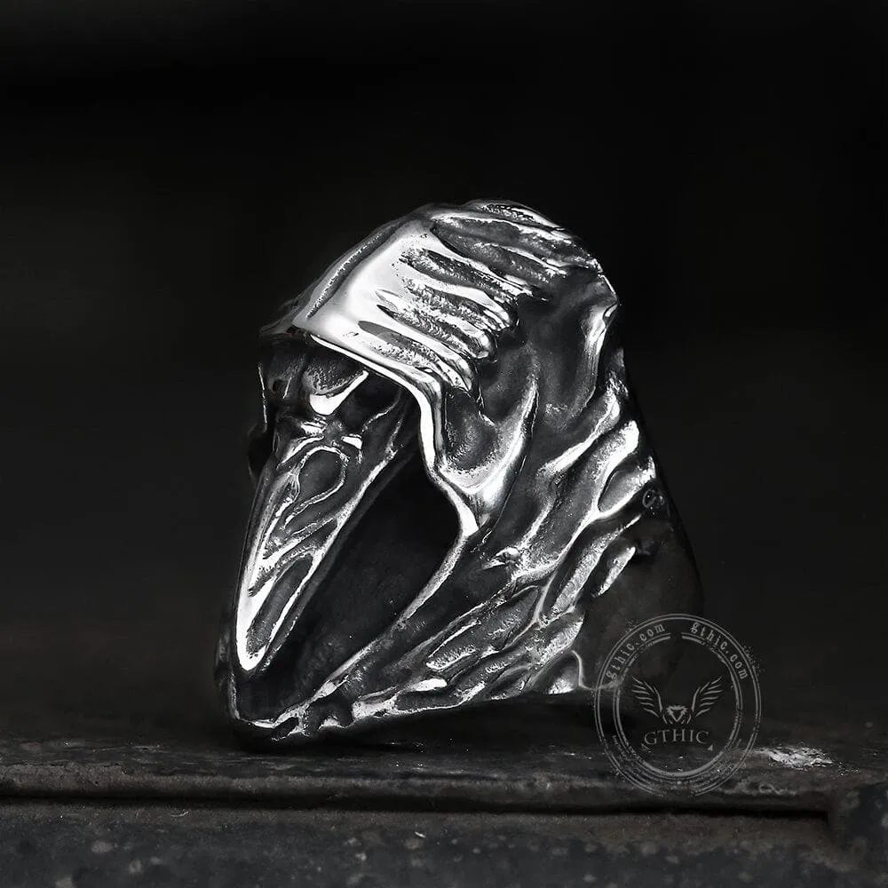 Viking Ravens Hugin Stainless Steel Ring sold by GTHIC product image thumbnail 5