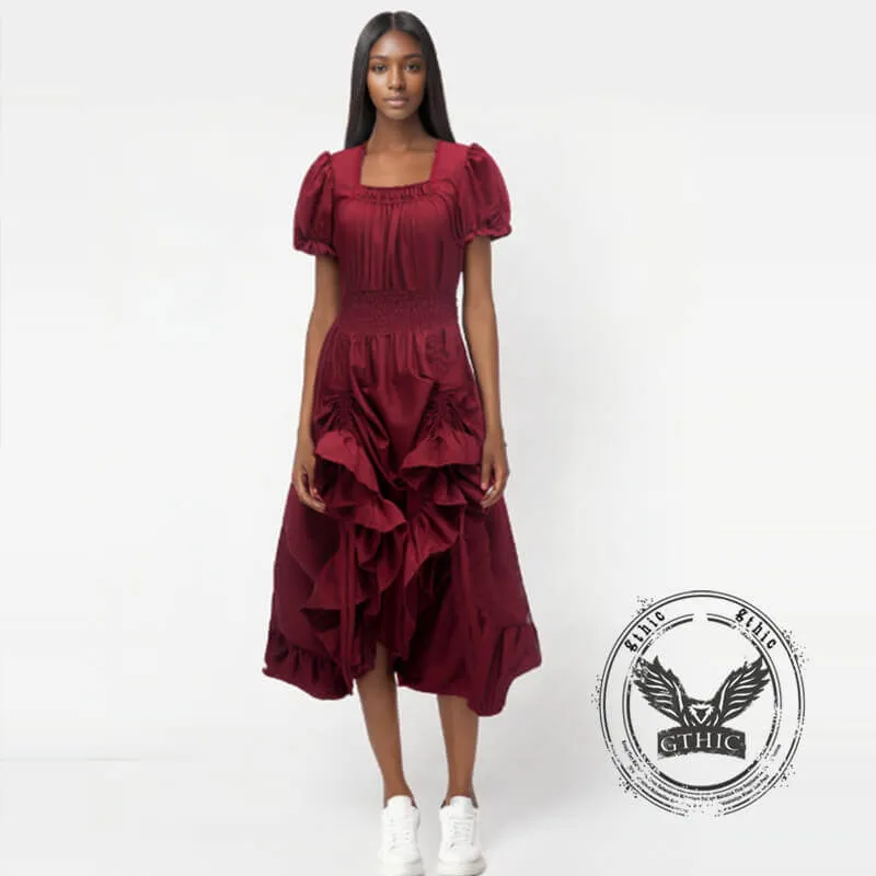 Vintage Renaissance Square Neck Pastoral Dress sold by GTHIC product image thumbnail 2