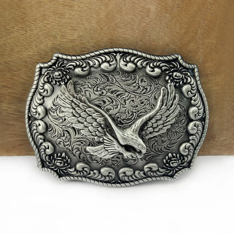 Western Cowboy Flying Eagle Zinc Alloy Belt Buckle sold by GTHIC