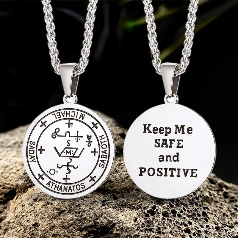 Archangel Michael Seal of Solomon Stainless Steel Pendant sold by GTHIC