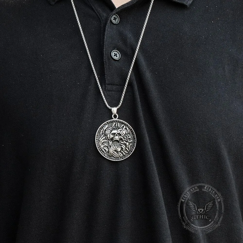 Halloween Hell Ghost Stainless Steel Pendant sold by GTHIC product image thumbnail 2