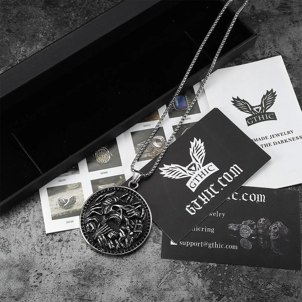 Halloween Hell Ghost Stainless Steel Pendant sold by GTHIC product image thumbnail 4