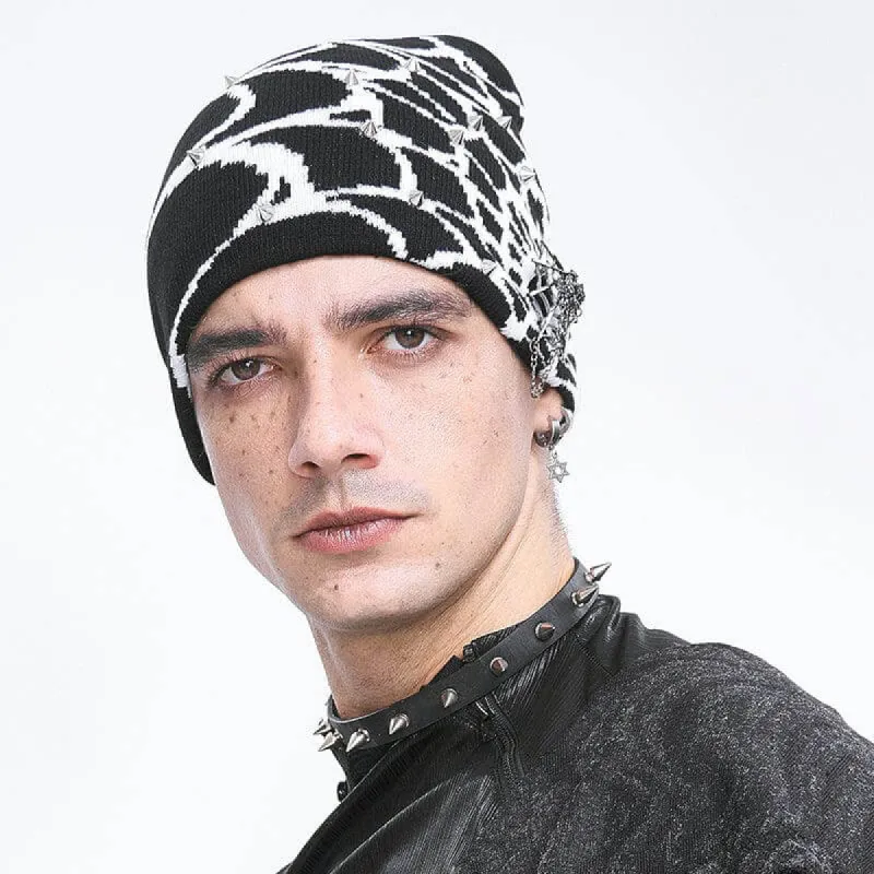 Spider Web Knitted Beanie Hats made by GTHIC