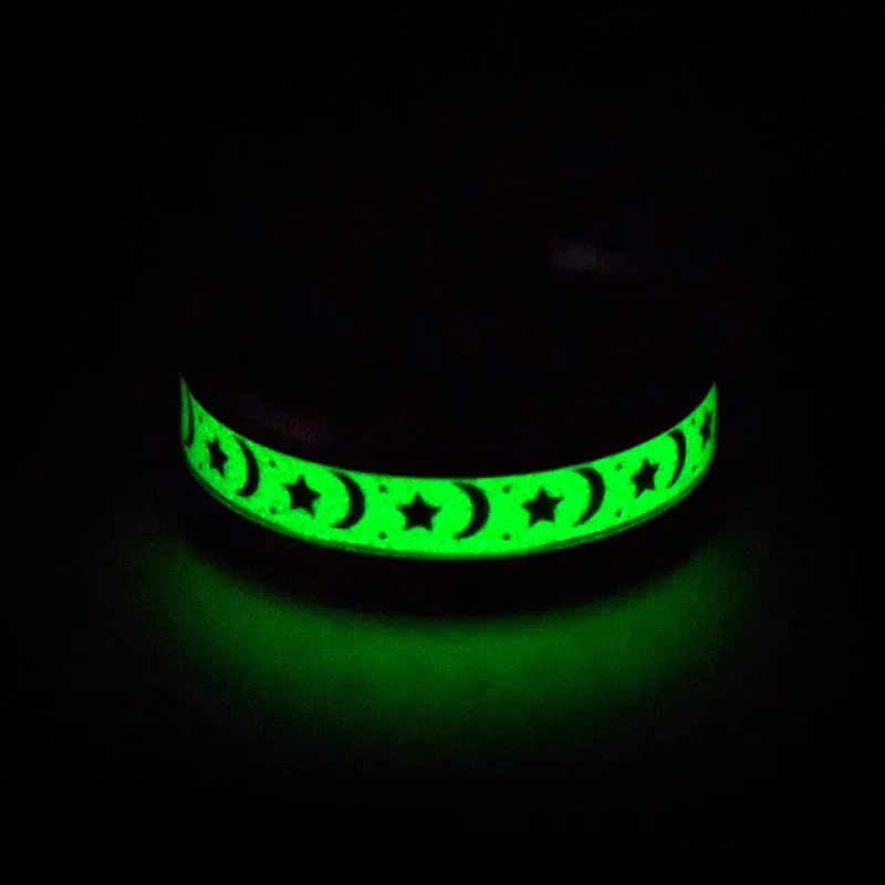 Luminous Star Moon Stainless Steel Epoxy Ring sold by GTHIC product image thumbnail 2
