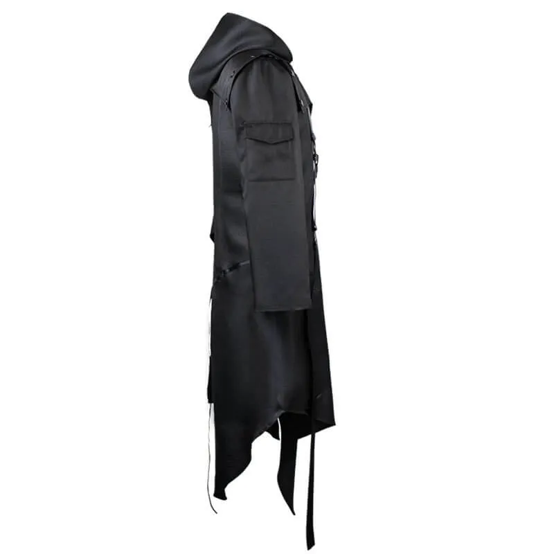 Gothic Hooded Trench Coat Men's Halloween Costume sold by GTHIC product image thumbnail 5