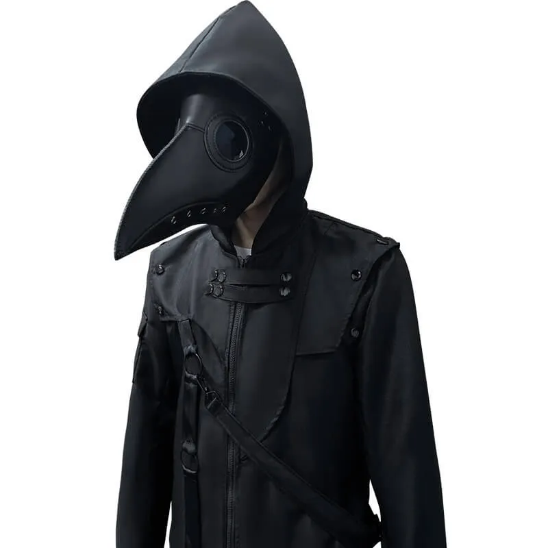 Gothic Hooded Trench Coat Men's Halloween Costume sold by GTHIC product image thumbnail 2