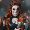 Runes Stainless Steel Viking Hair Bead sold by GTHIC