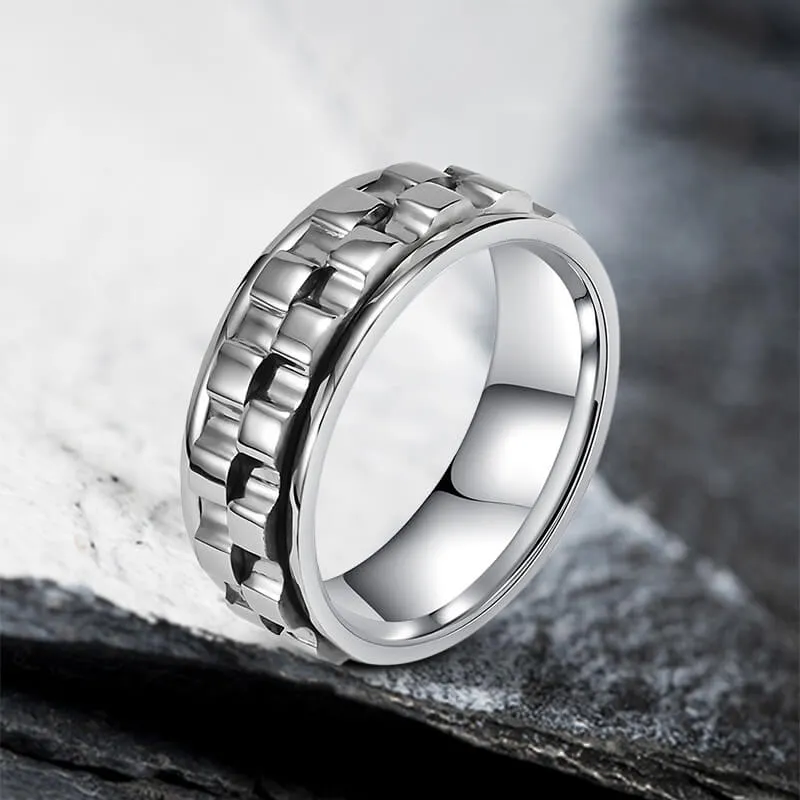 Punk Gear Stainless steel Spinner Ring sold by GTHIC product image thumbnail 4